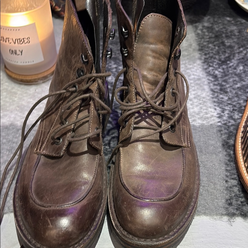 Brown Leather Boots
